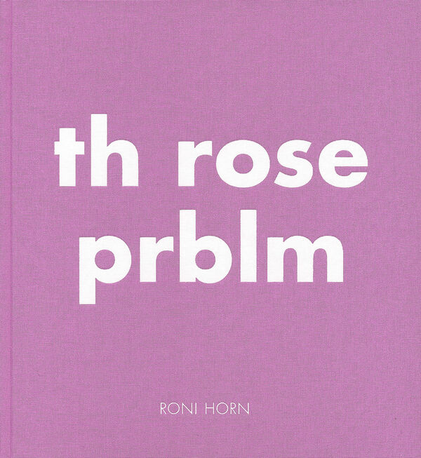 Roni Horn – The Rose Prblm